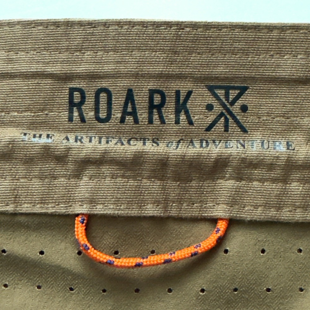 Roark Layover 2.0 Pants Men 36 Khaki Brown Travel Stretch Ventilation Drawstring - Picture 4 of 11
